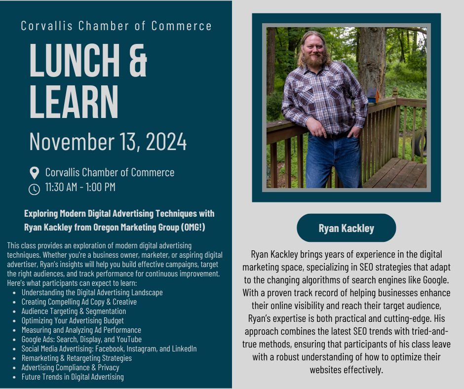 Lunch & Learn with Ryan Kackley - Exploring Modern Digital Advertising Techniques