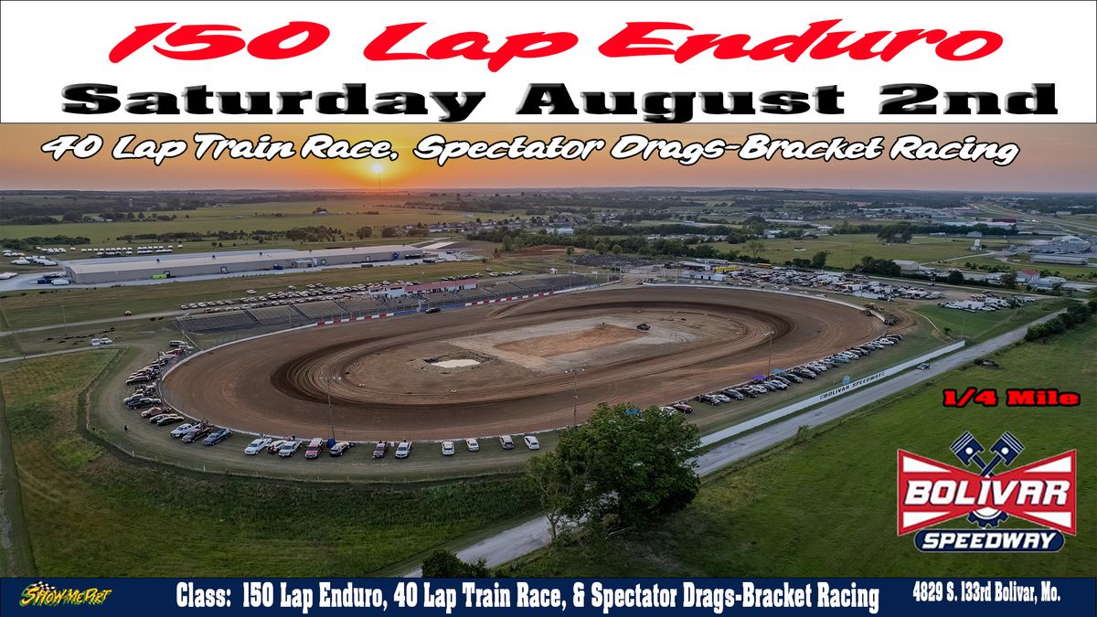 150 Lap Enduro 1\/4 Mile Dirt Track Racing