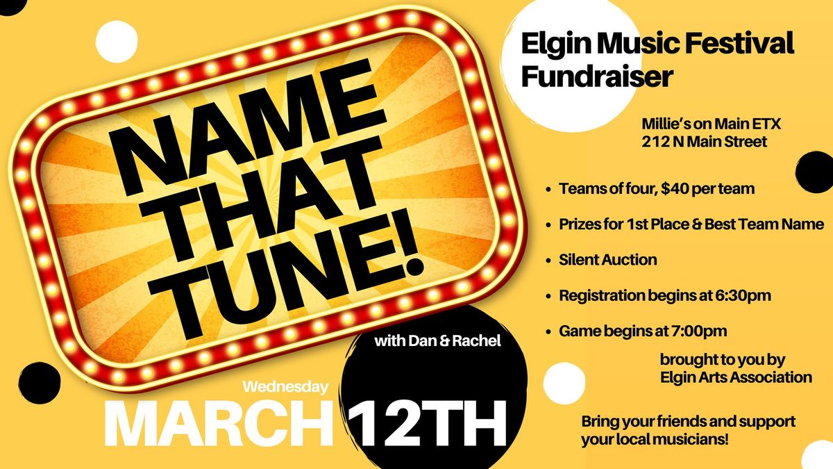 Elgin Music Festival Fundraiser at Millie's On Main