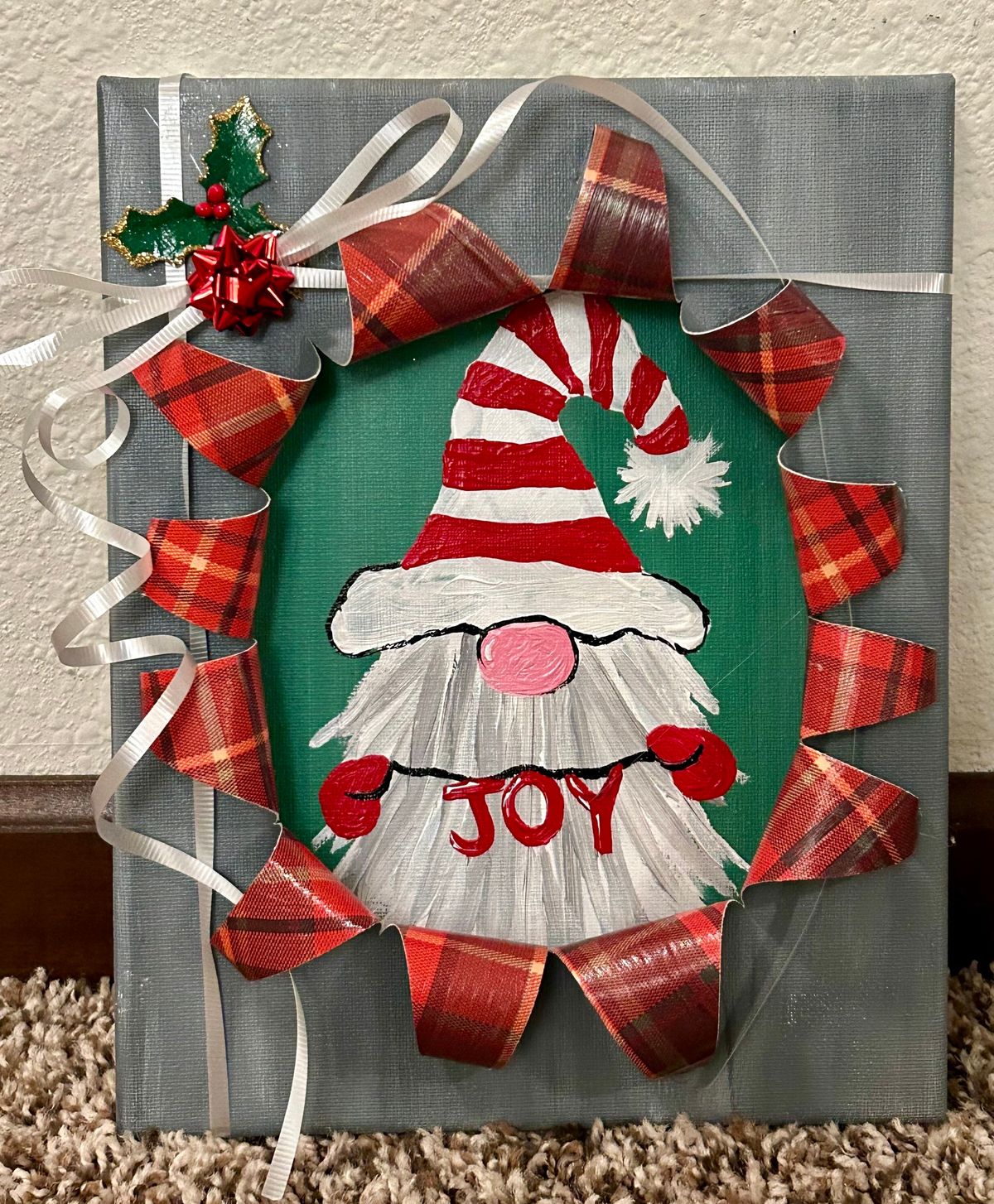 Christmas Gnome Painting