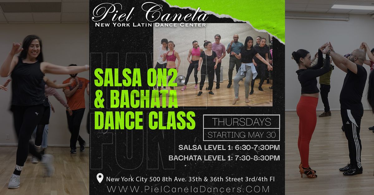 Salsa On2 Dance Class, Level 1 Beginner