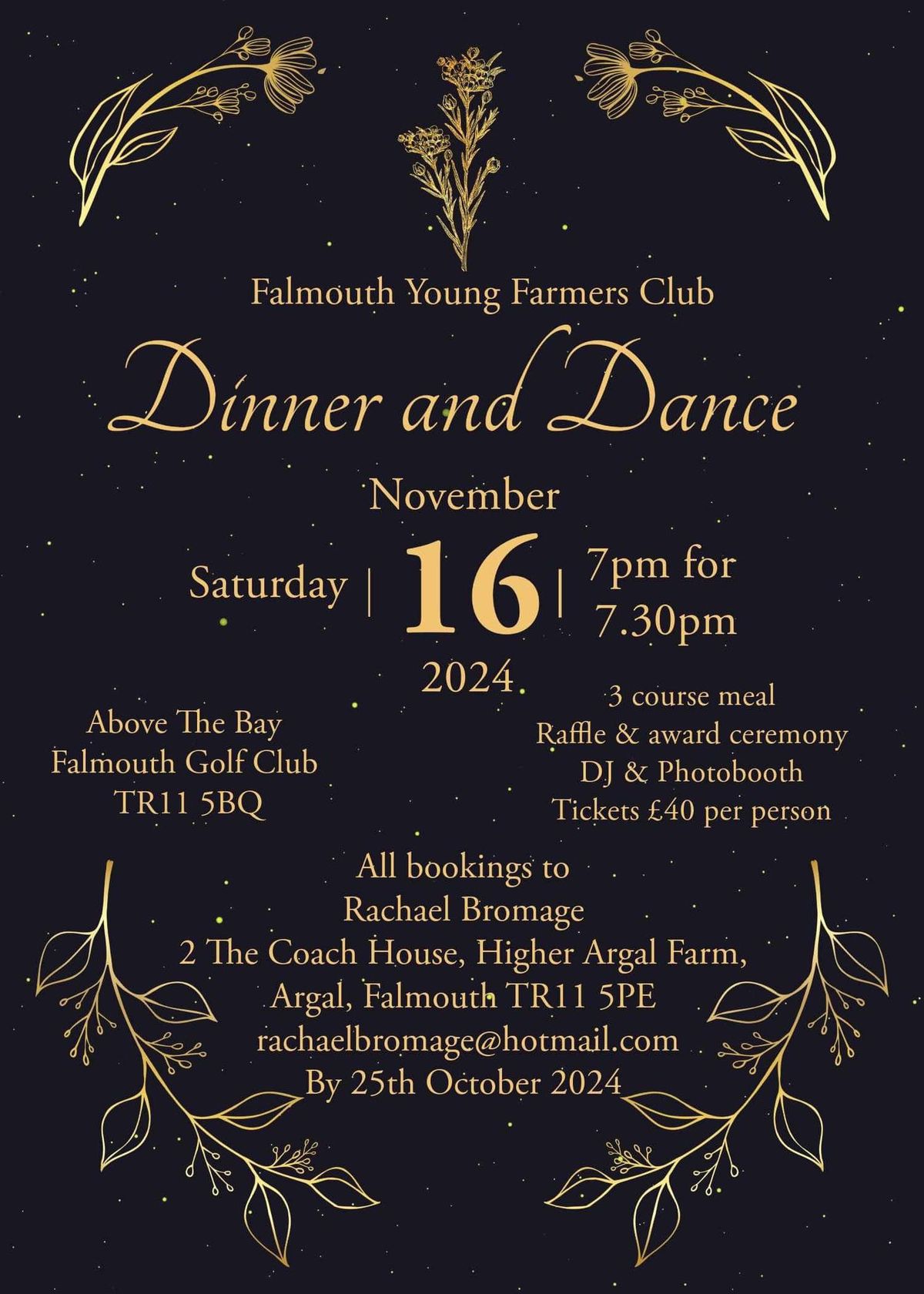 Falmouth yfc dinner and dance 