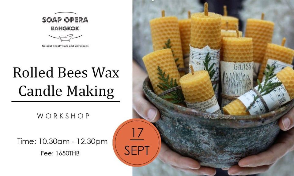 Bees Wax Rolled Candle Workshop