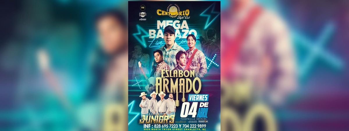 ESLABON ARMADO Y LOS DOS JUNIORS EN CHARLOTTE NC