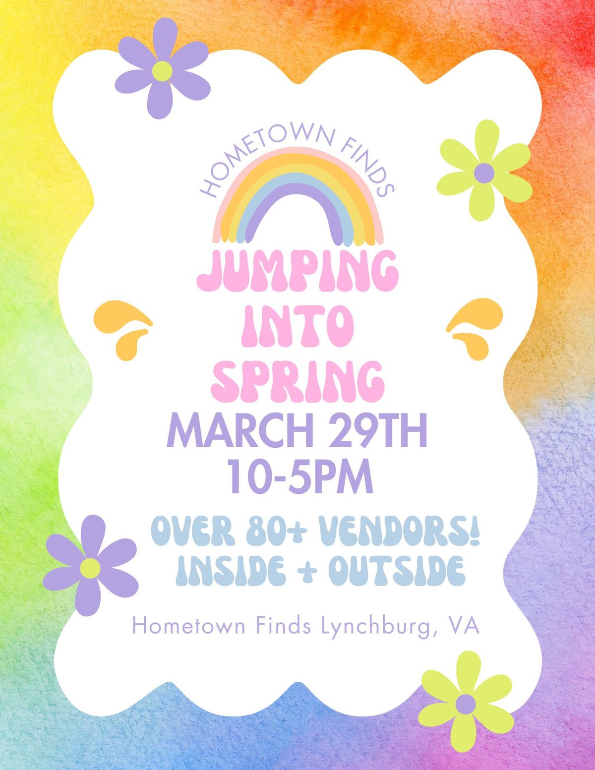 Jumping Into Spring Vendor Event