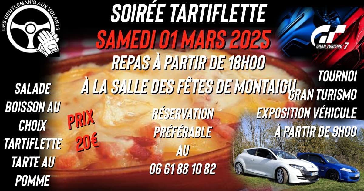 Expo Auto et soir\u00e9e tartiflette avec tournoi Gt7