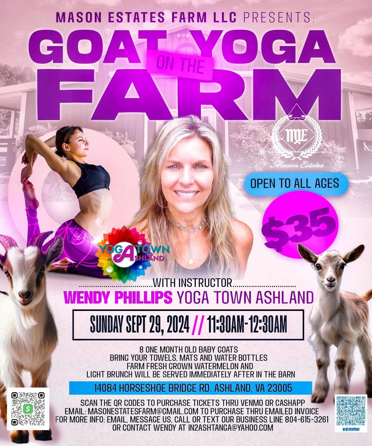 Goat Yoga on the Farm