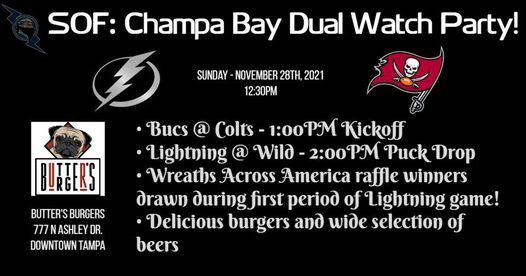 SOF: First Ever Bolts AND Bucs Watch Party!