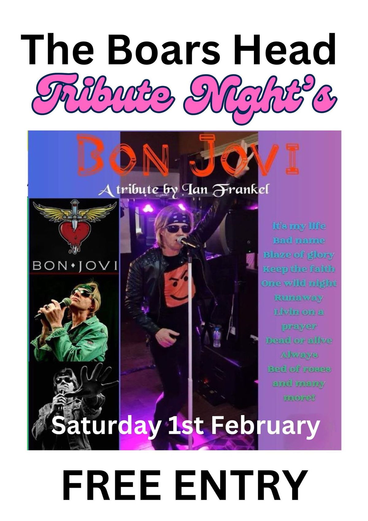 Bon Jovi Tribute Night