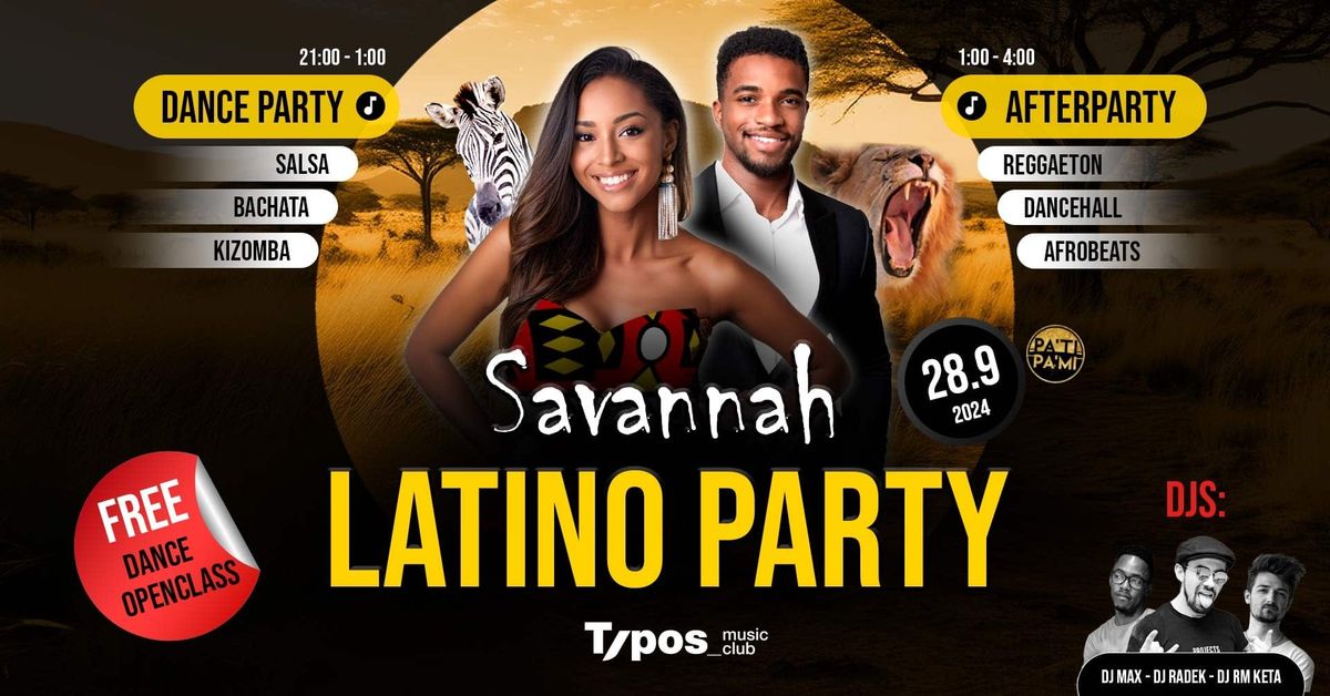 Savanah Latino Party + AfroLatino Afterparty - PaTi PaMi