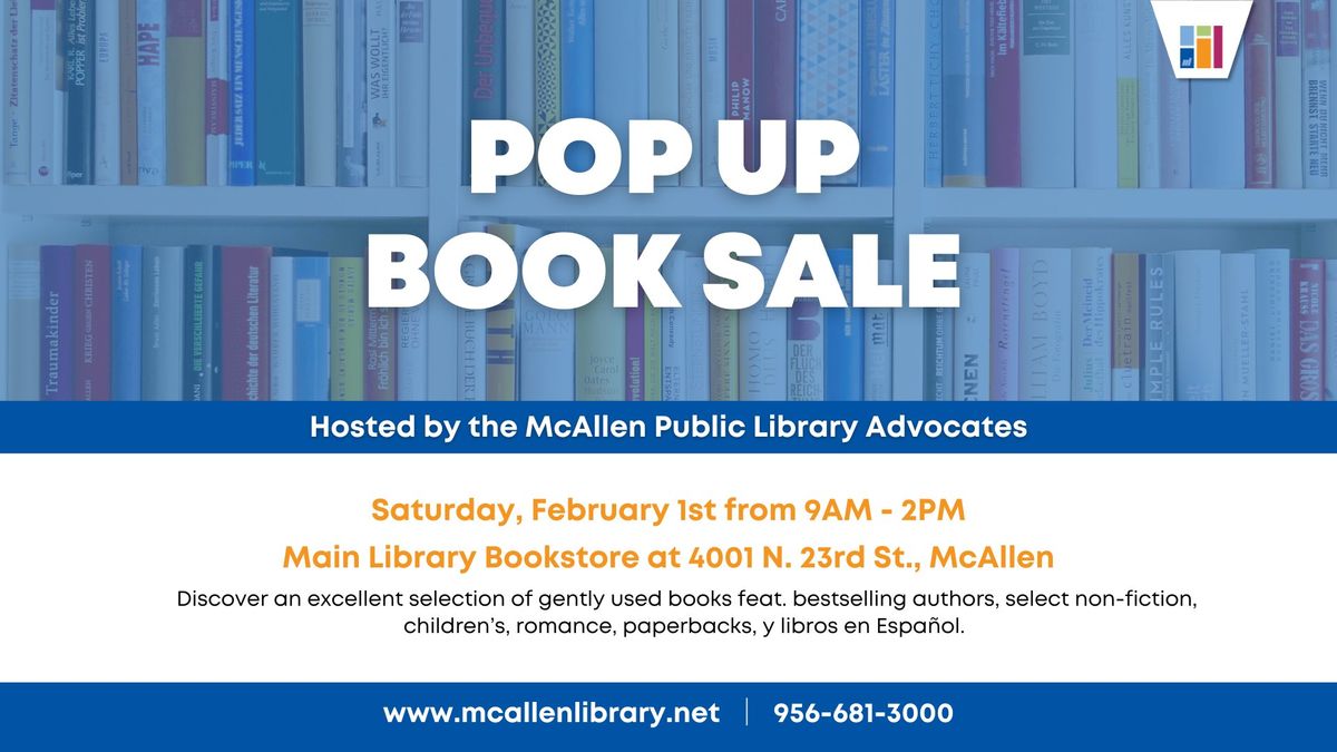 MPL Pop Up Book Sale