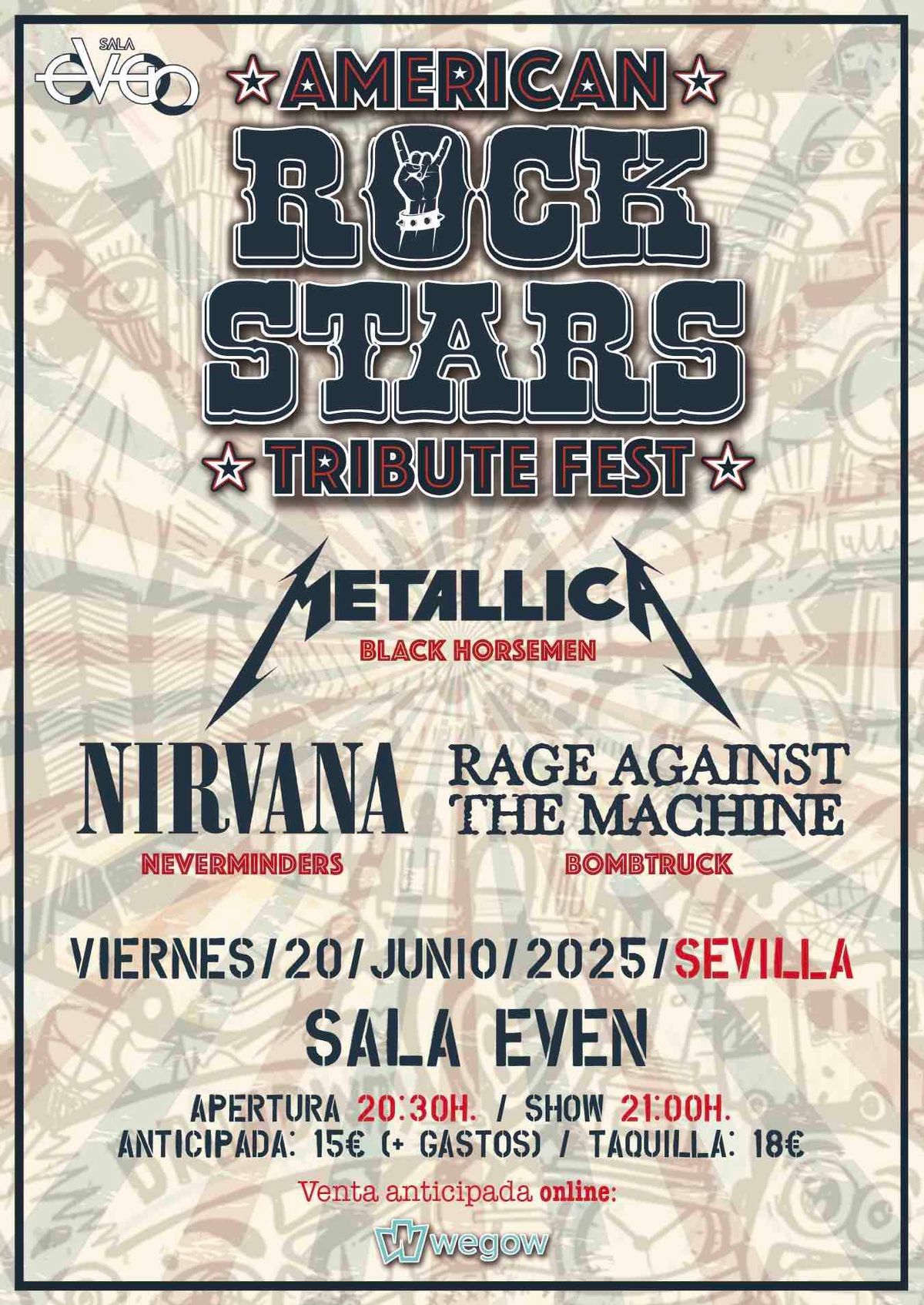 Festival de Tributos AMERICAN ROCK STARS (Sevilla)