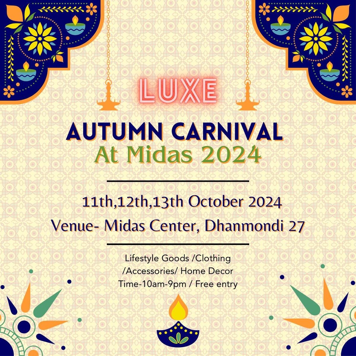 Luxe Autumn Carnival at Midas 2024