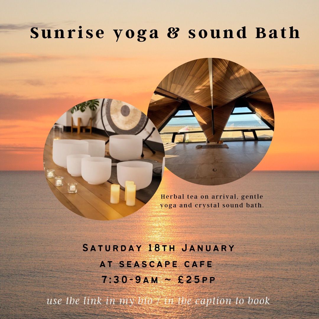 Sunrise yoga and sound bath 