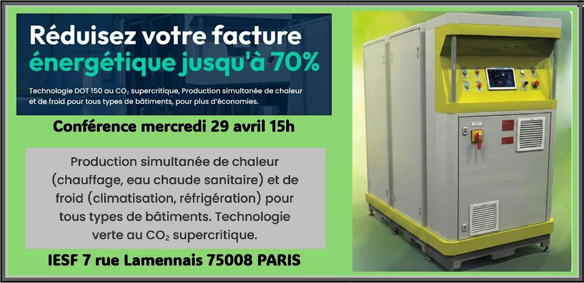 ENTREPRISES : facture \u00e9nerg\u00e9tique r\u00e9duite jusqu\u2019\u00e0 70% (COMBO Chaud-Froid)