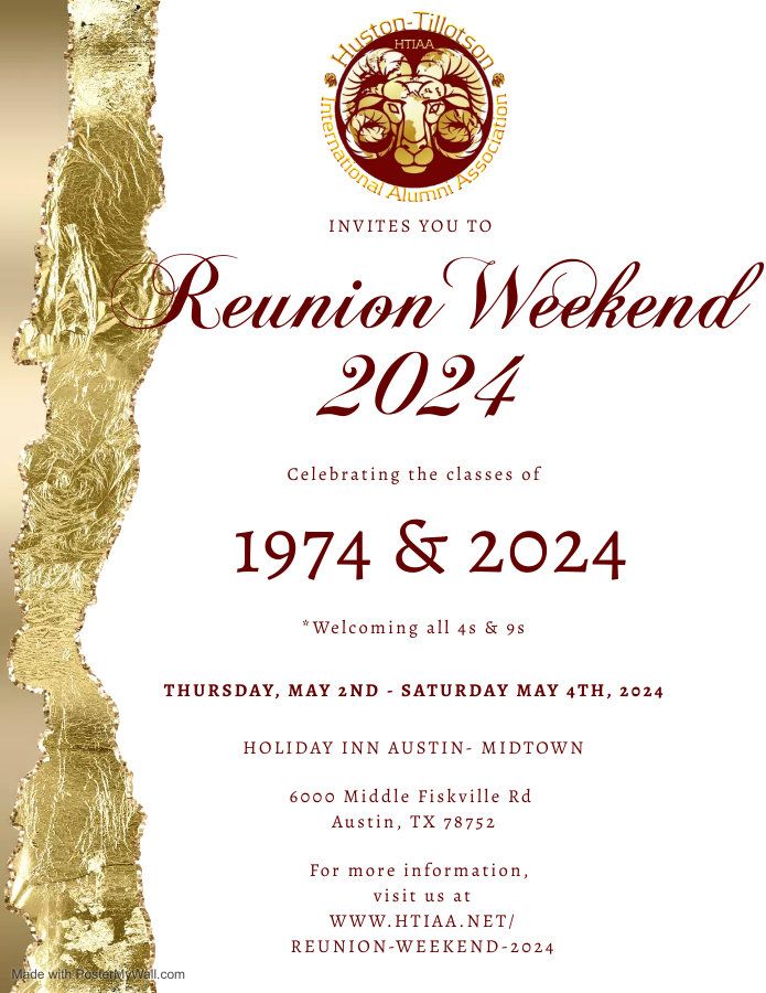 Huston-Tillotson International Alumni Association Presents Reunion Weekend 2024