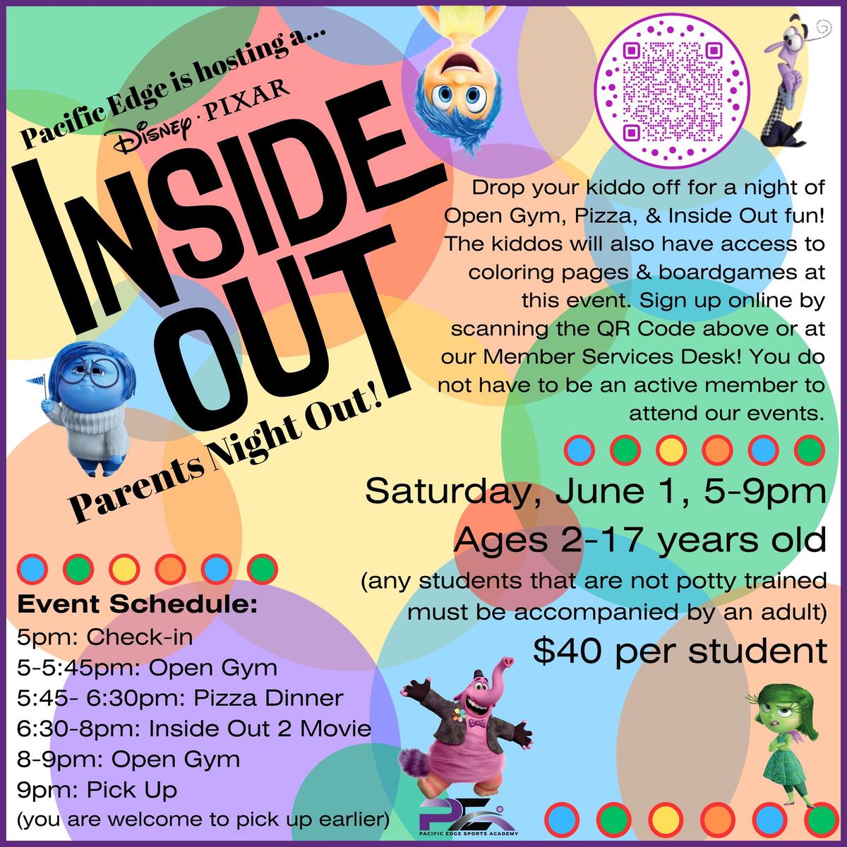 Inside Out Parents Night Out!