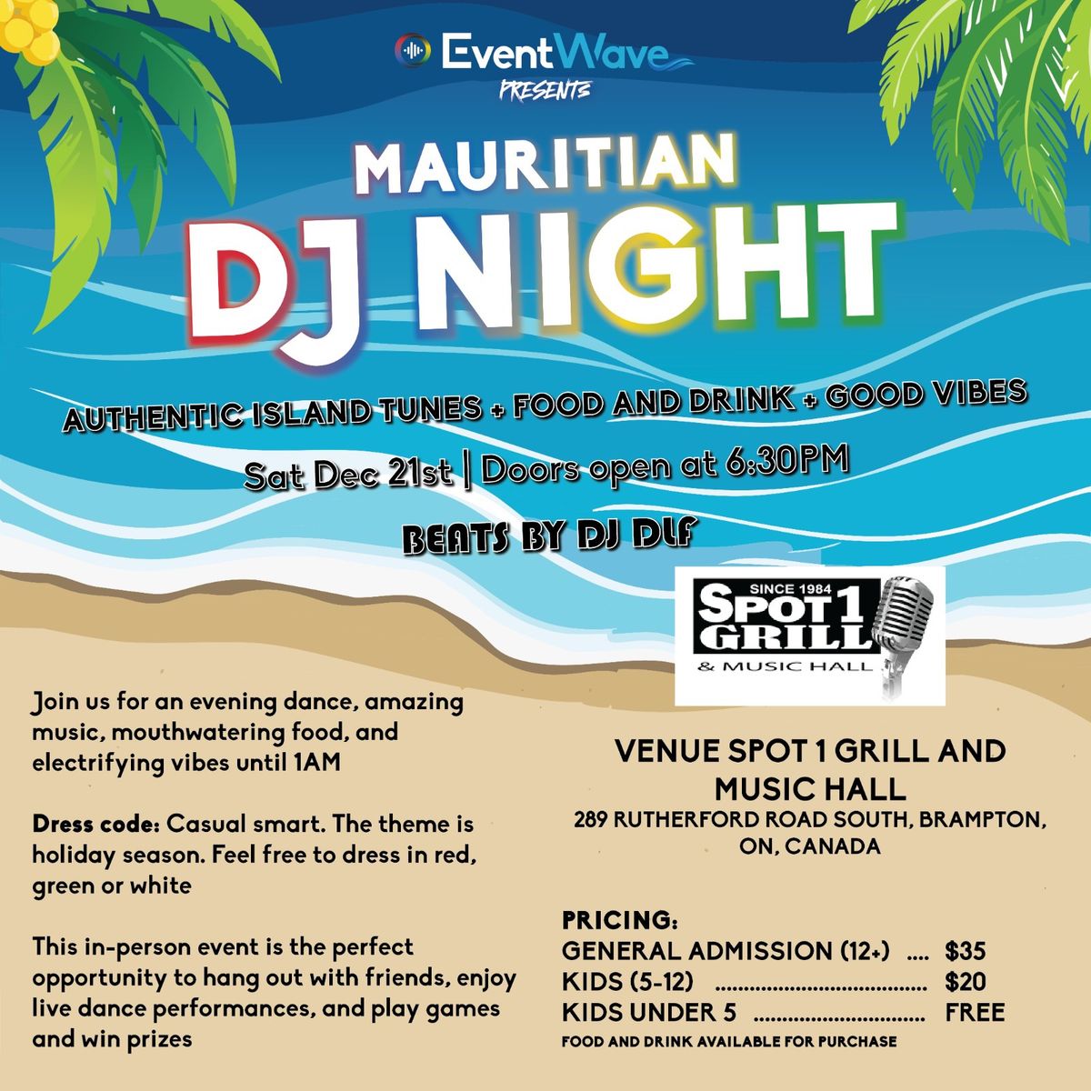 Mauritian DJ Night 2024