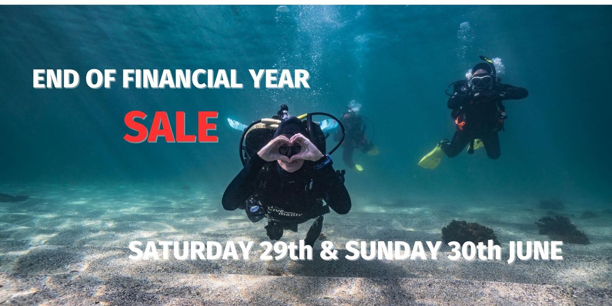 Dive Centre Manly's End of Financial Year Sale