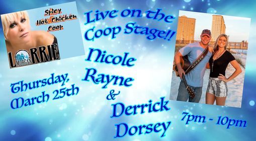 Nicole Rayne and Derrick Dorsey, Lorrie Morgan's Spicy Hot Chicken Coop ...