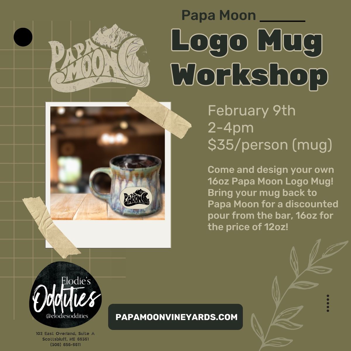 Papa Moon Mug Workshop 