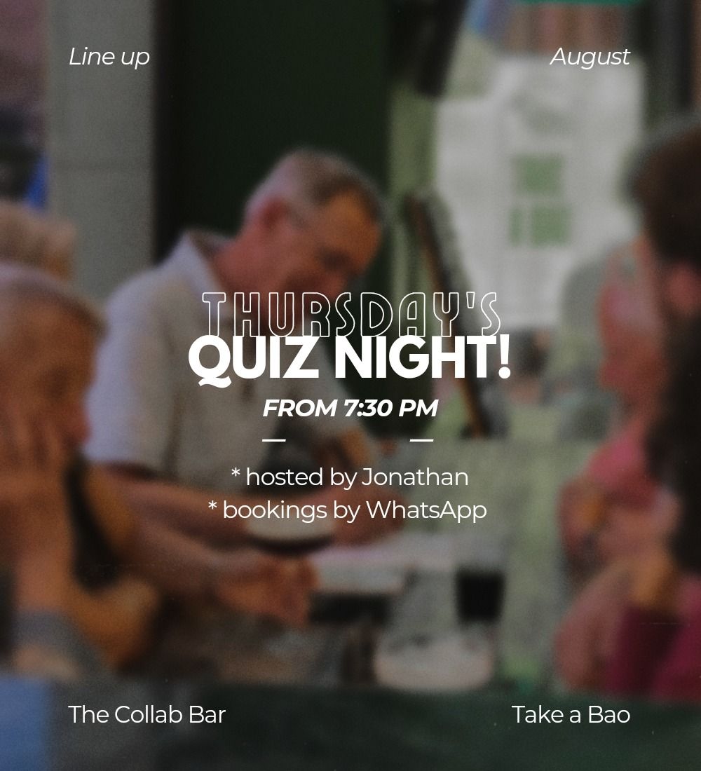 Quiz Night @ The Collab Bar!