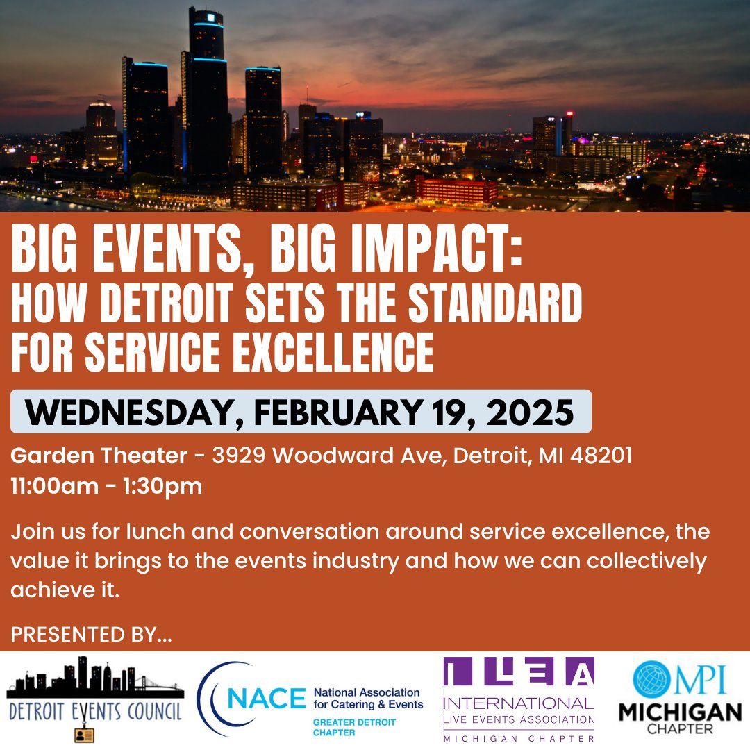 Big Events, Big Impact: How Detroit Sets the Standard for Service Excellence