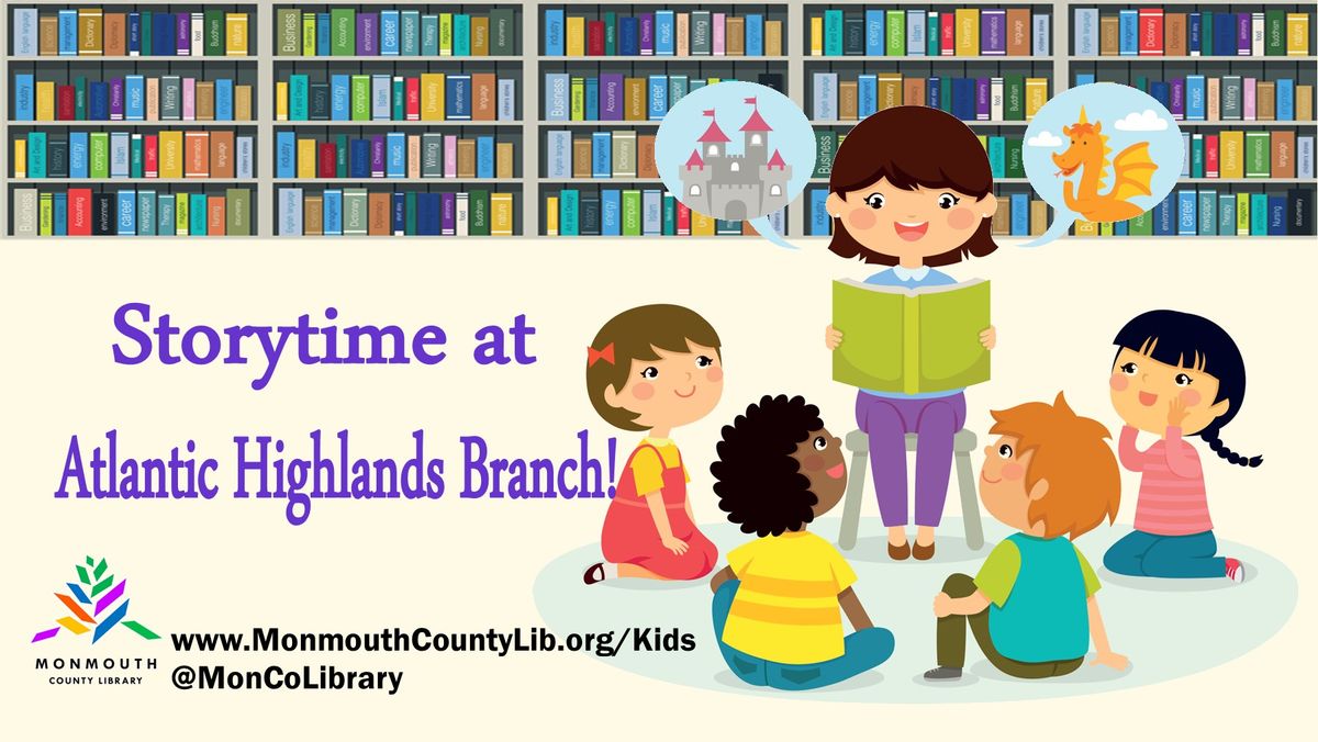 Baby Storytime at Atlantic Highlands Wednesdays at 9:30 AM