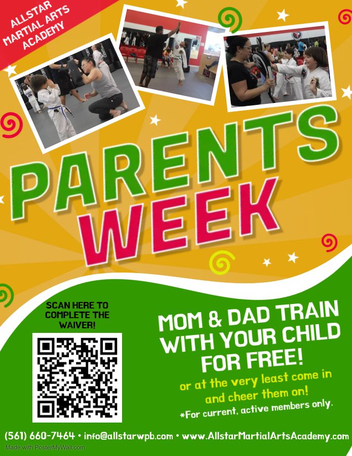 Parents Week - Train with your child for free!