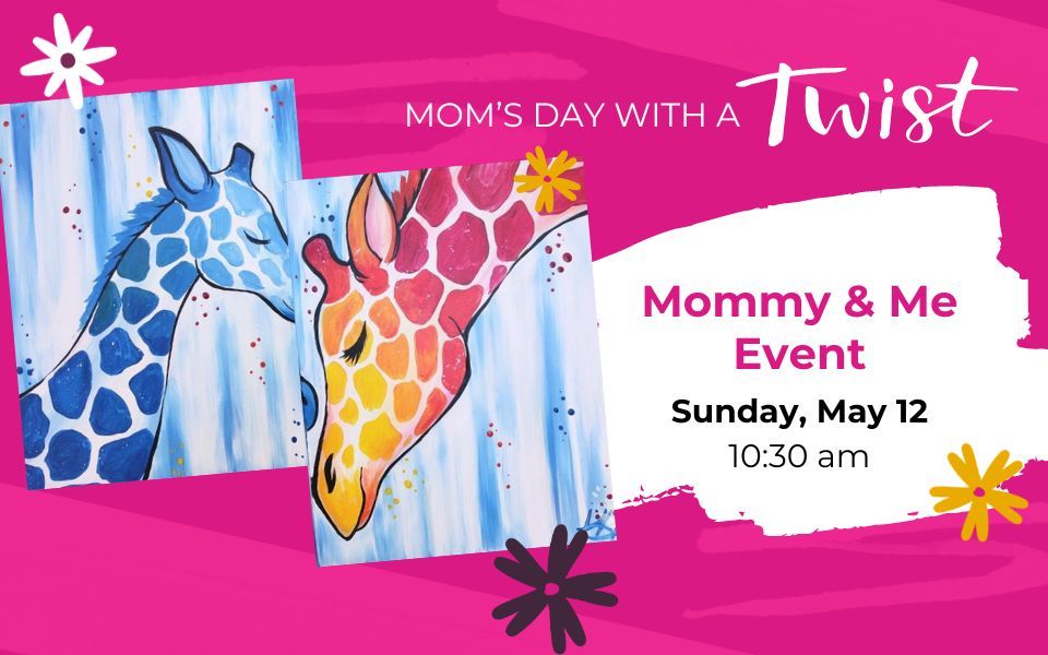Happy Mother's Day! Giraffes Set + Add a Candle!