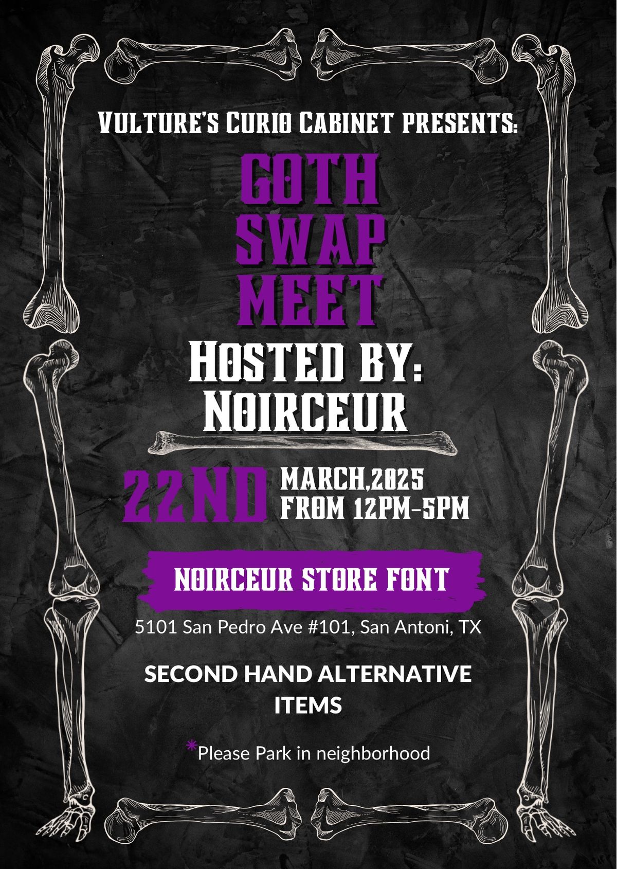 VVC Presents: Goth Swap Meet