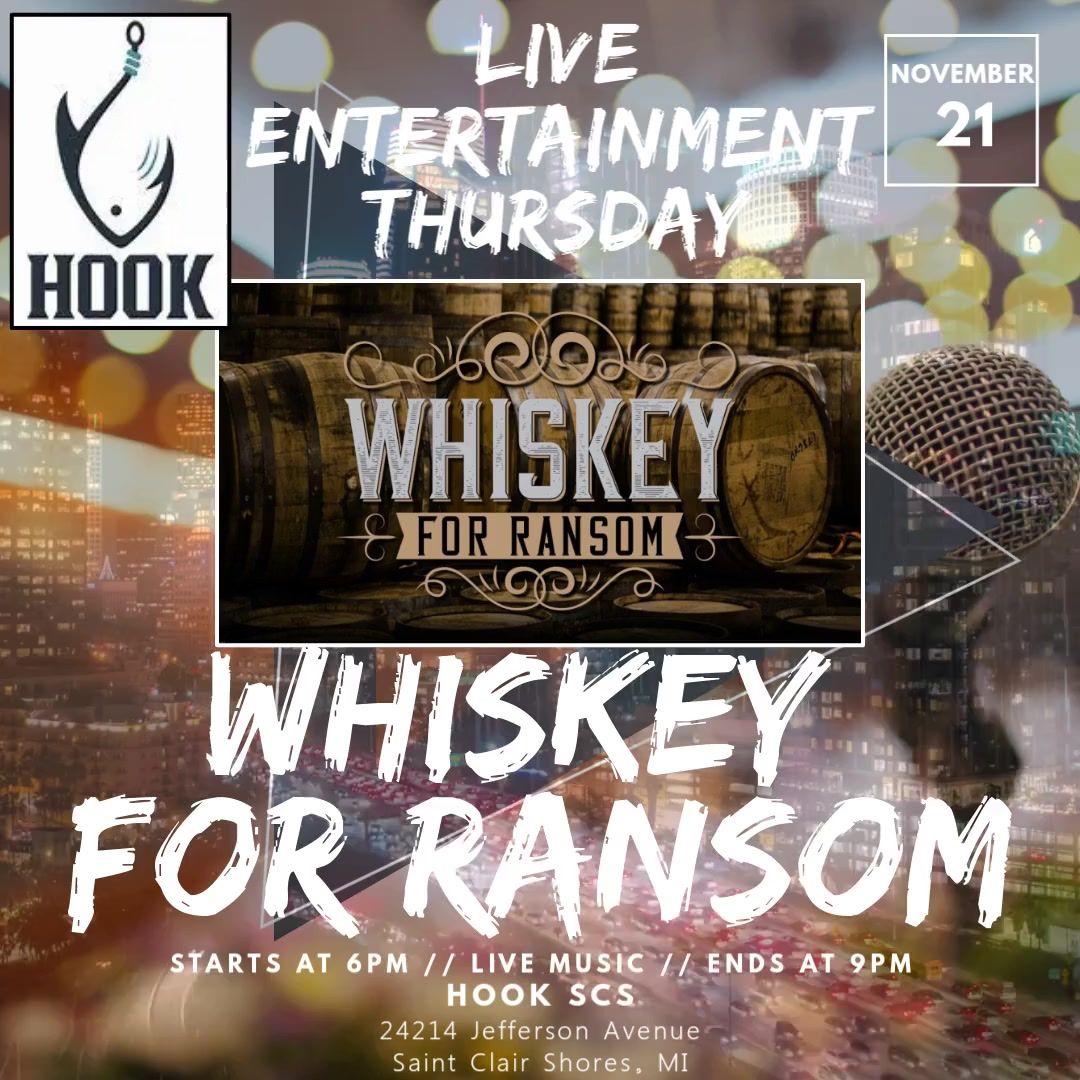 Live Music Thursdays w\/ Whiskey For Ransom