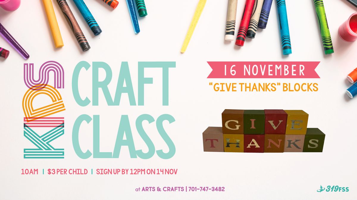 Kids Craft Class