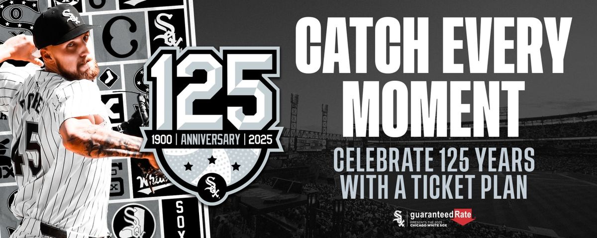 2025 Chicago White Sox Season Tickets (Includes Tickets To All Regular Season Home Games)