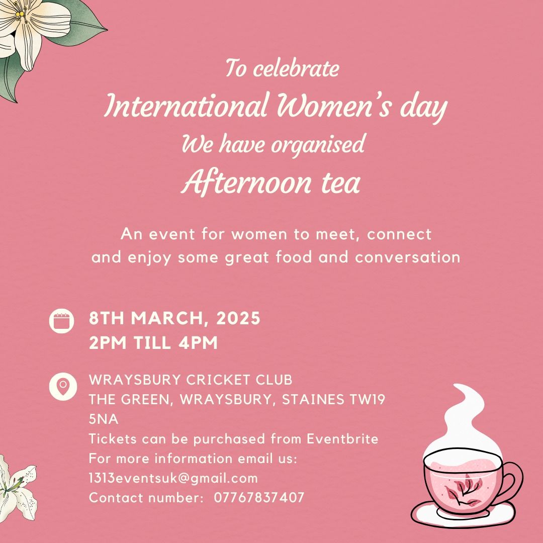 International Women's day Afternoon tea 