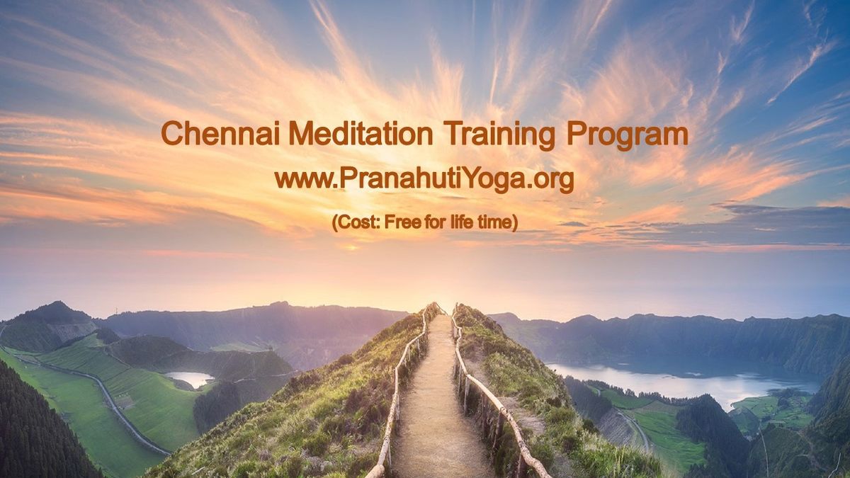 Free 1-Day Meditation Training Program (Chennai TN)