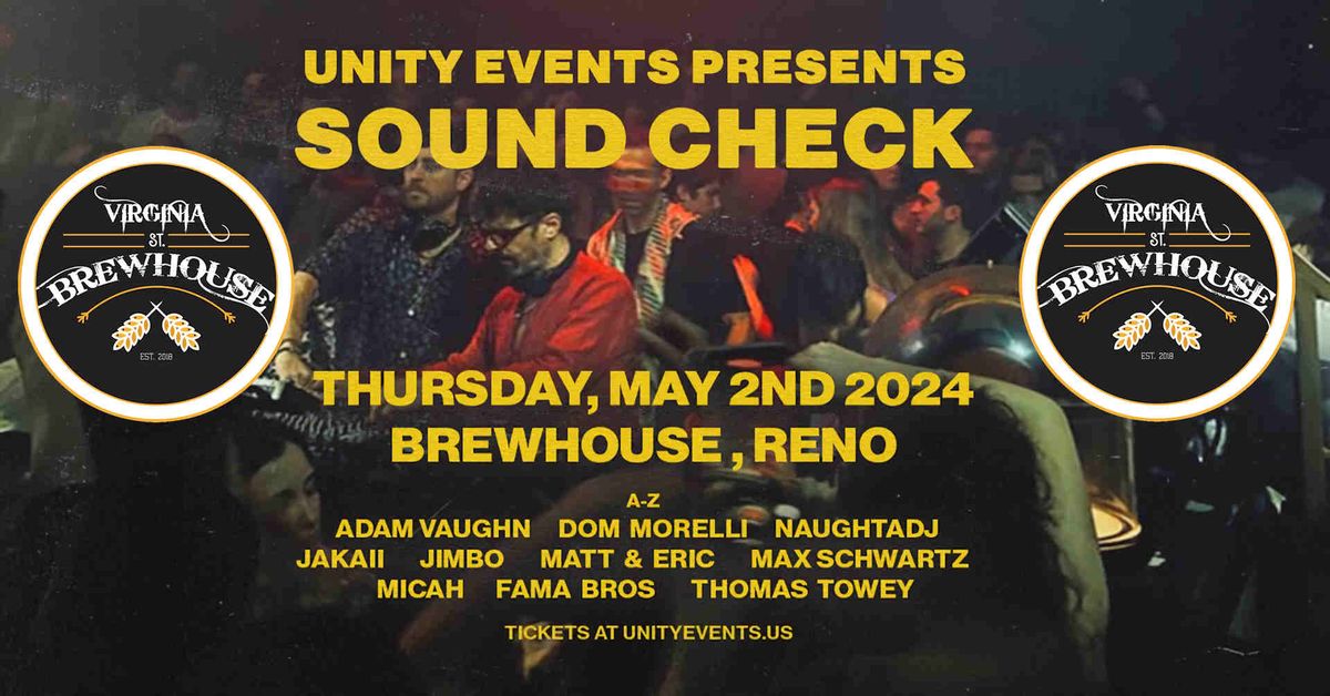 Unity Events Presents Sound Check