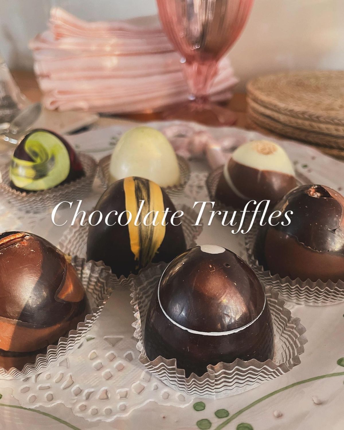 Paris Mountains Sweets of TR TRUFFLES Pop-up