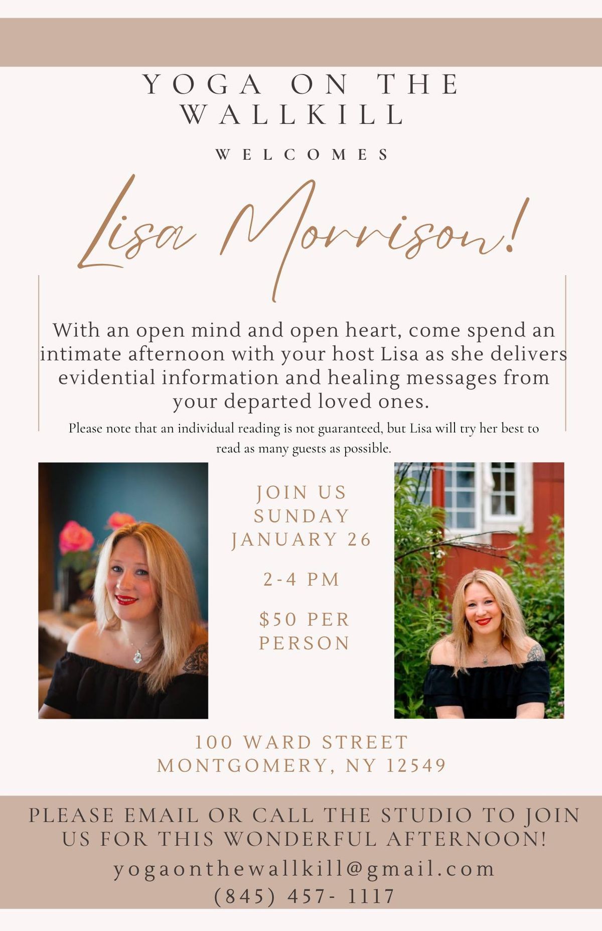 An Afternoon with Psychic Medium Lisa Morrison