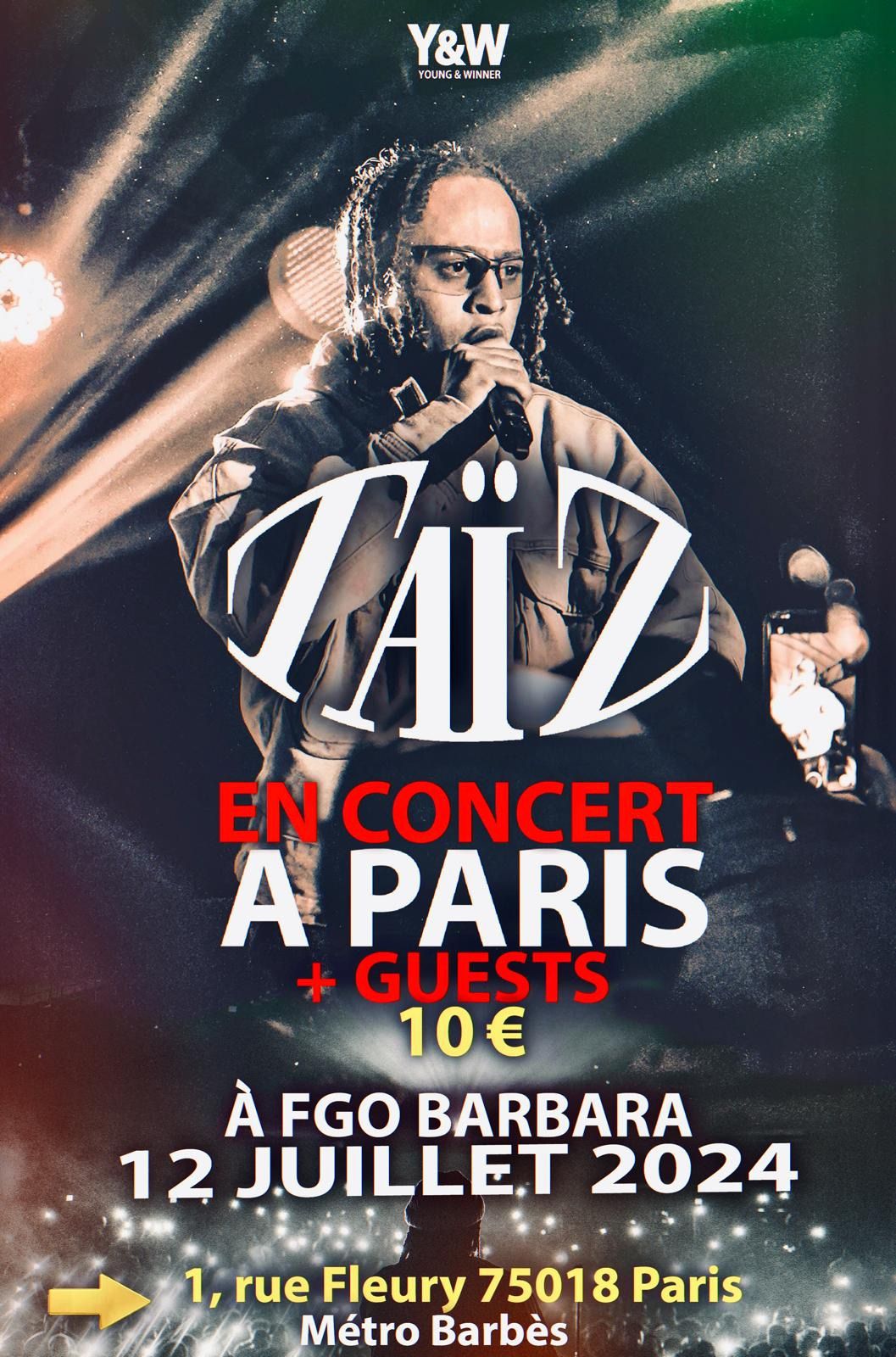 Ta\u00efZ en concert \u00e0 Paris