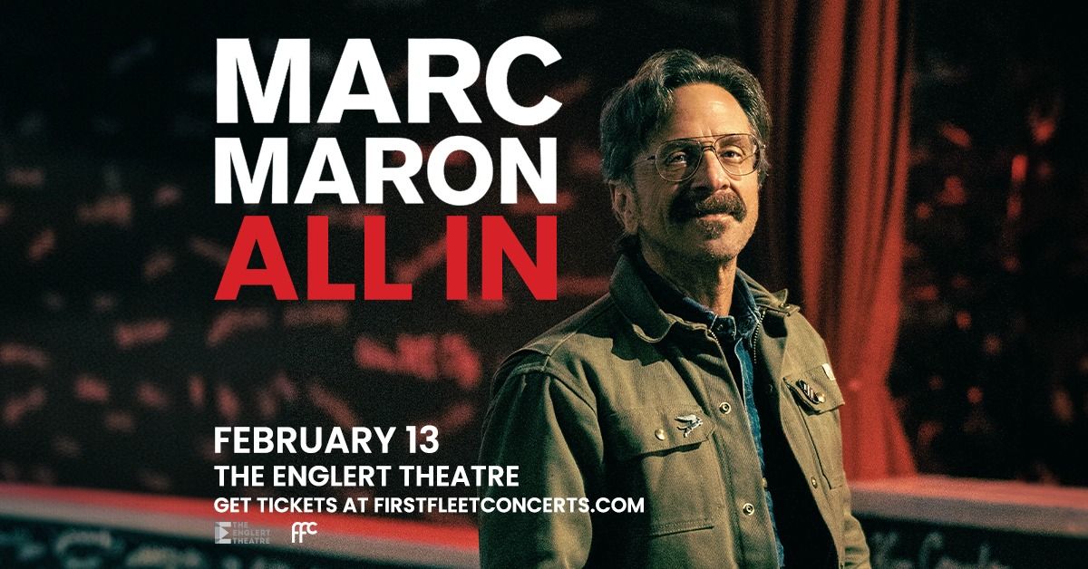 NEW DATE \/\/ Marc Maron at The Englert Theatre