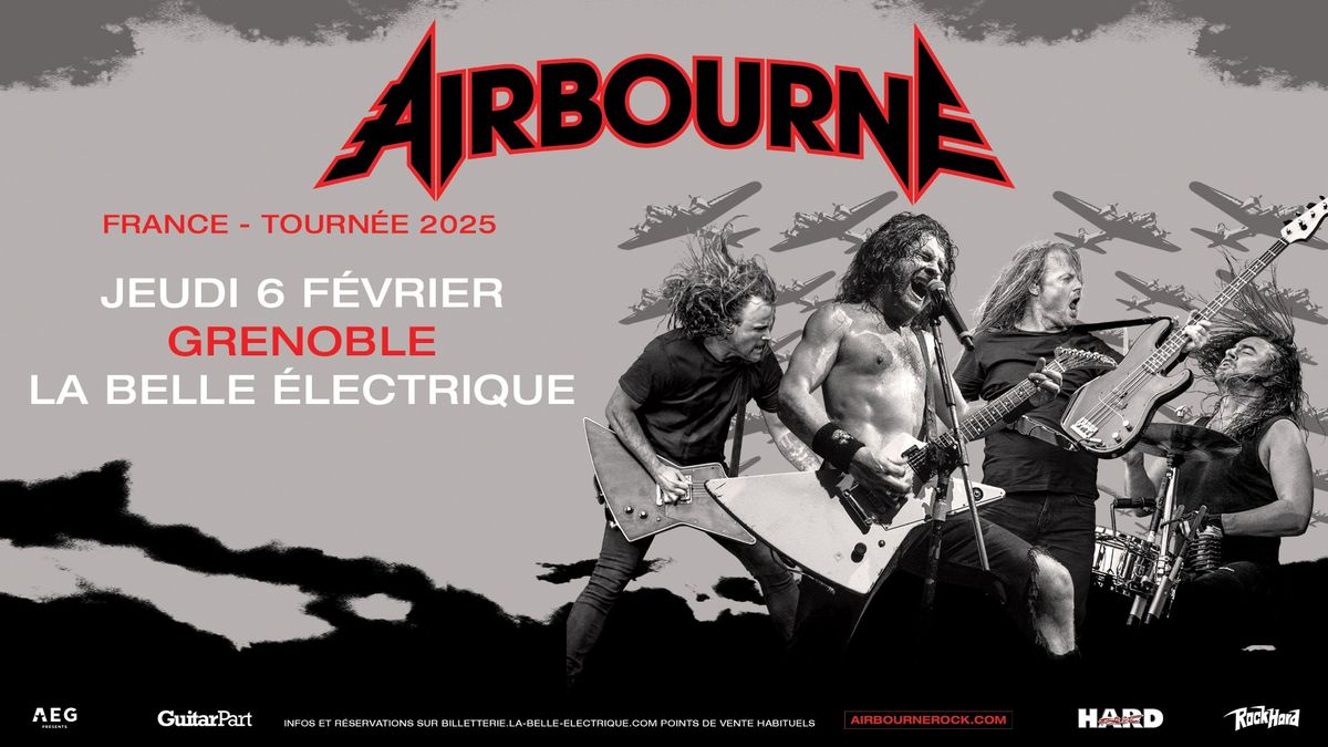 COMPLET \u2022 Airbourne \u00e0 La Belle Electrique