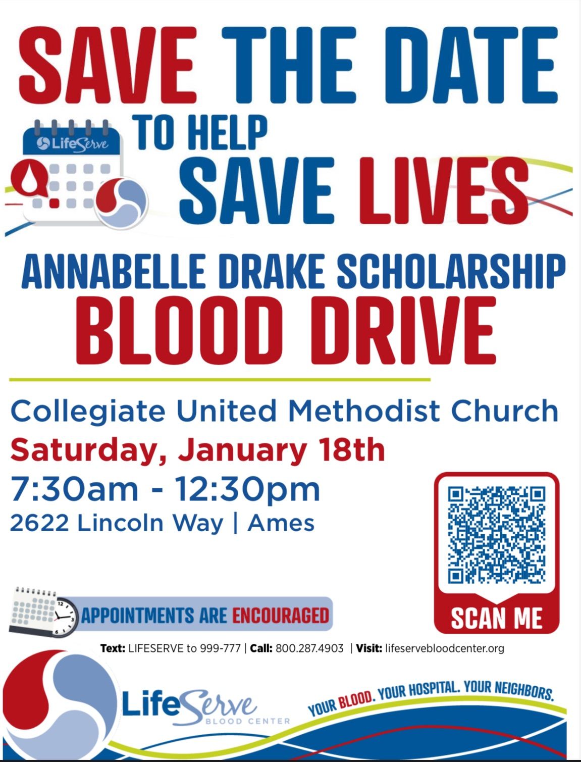 Annabelle Drake Scholarship Blood Drive