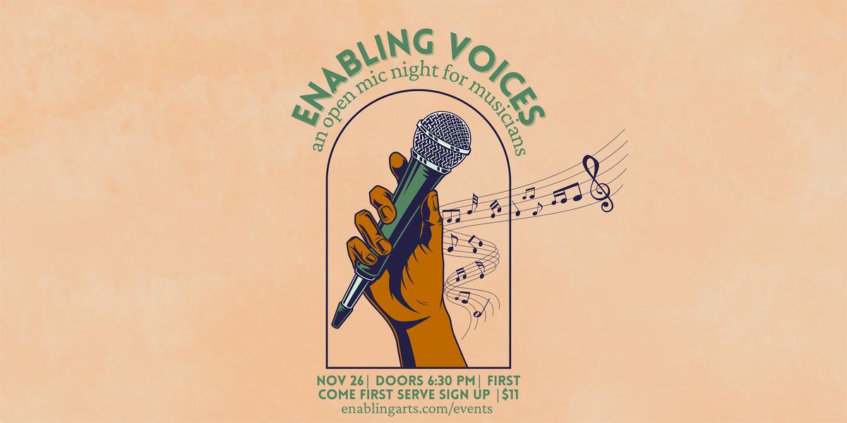 Enabling Voices: An Open Mic Night for Musicians