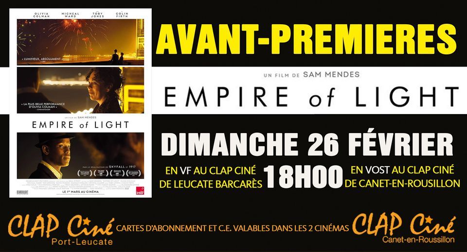 AVANT-PREMIERE : EMPIRE OF LIGHT