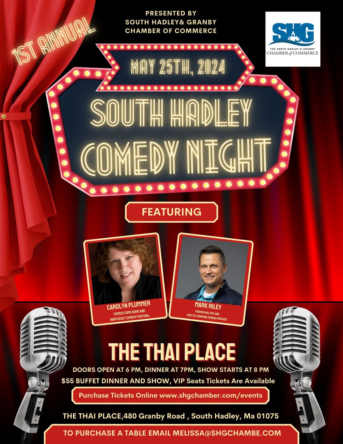 First Annual South Hadley Comedy Show