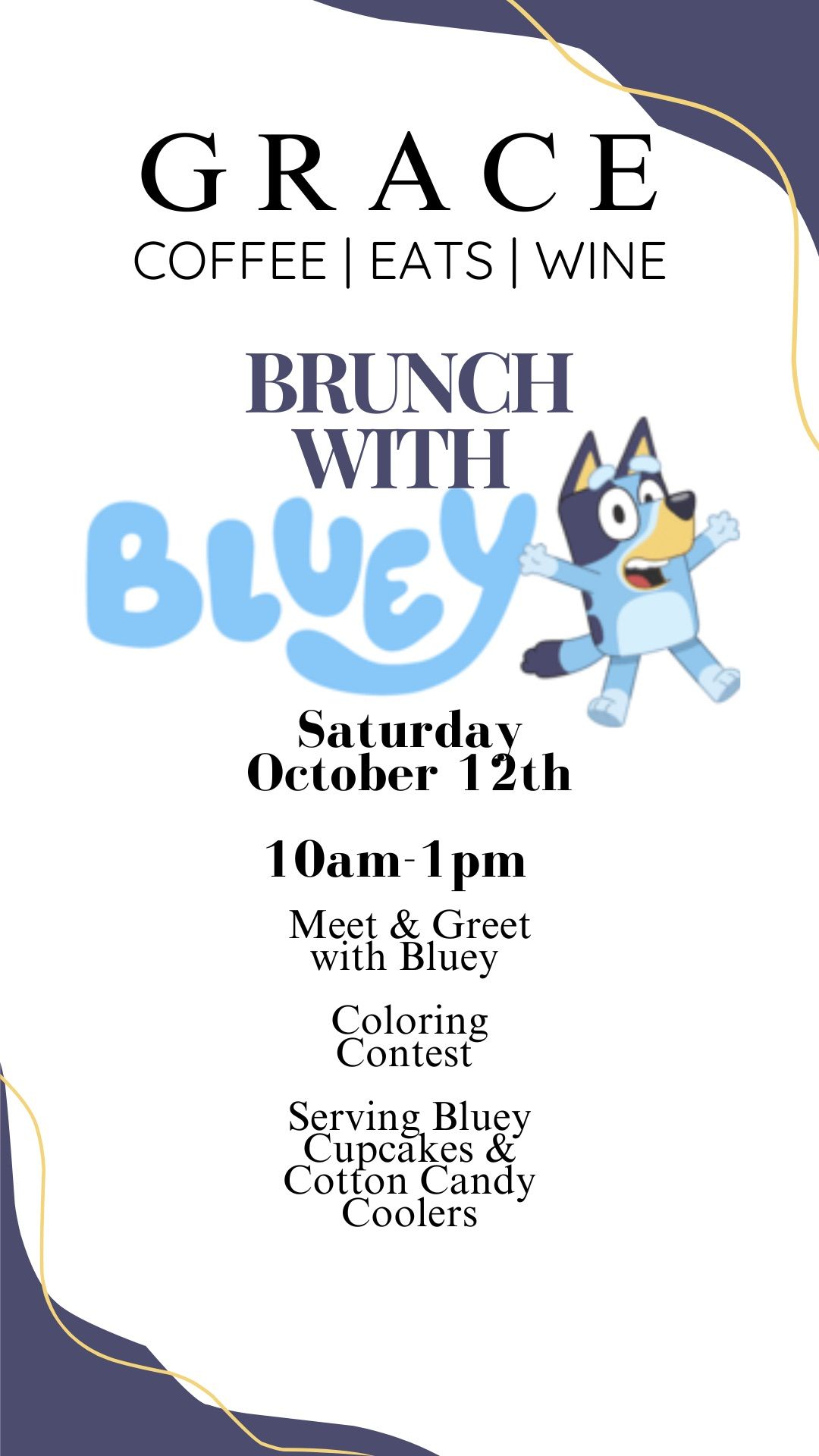 Brunch with Bluey 