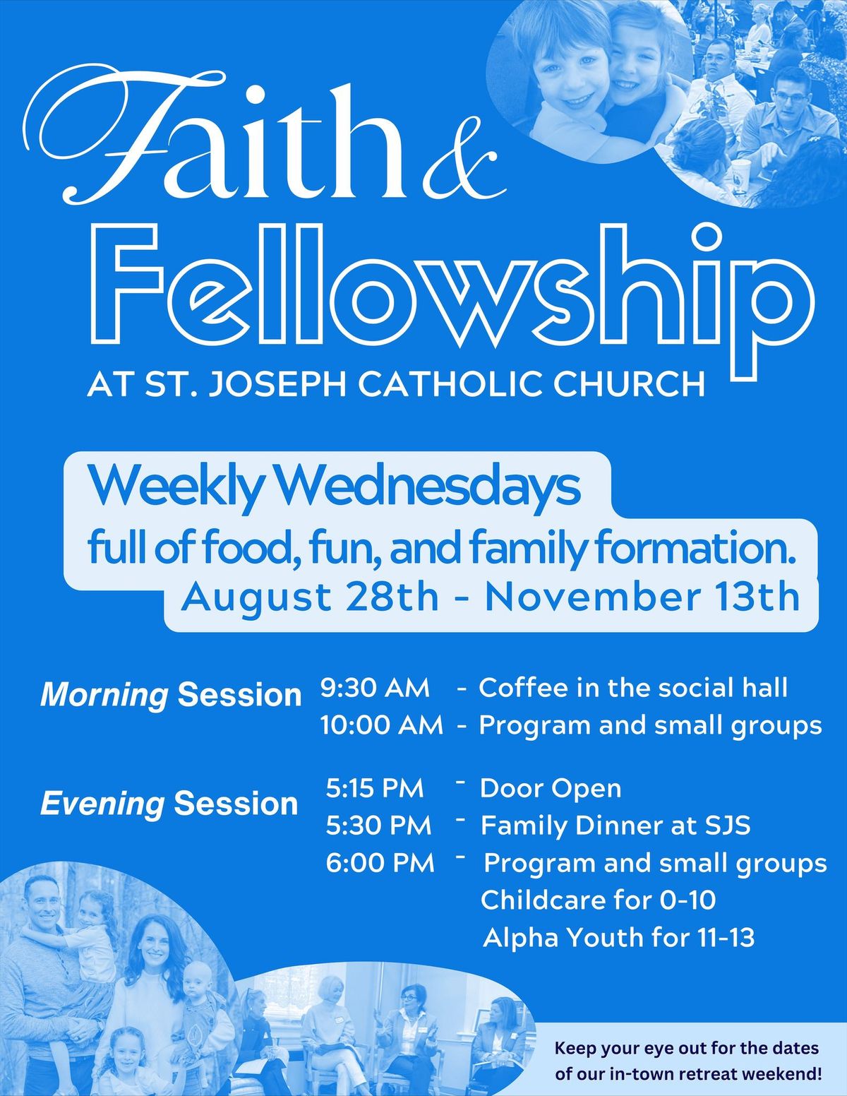 Faith & Fellowship Weekly Wednesdays