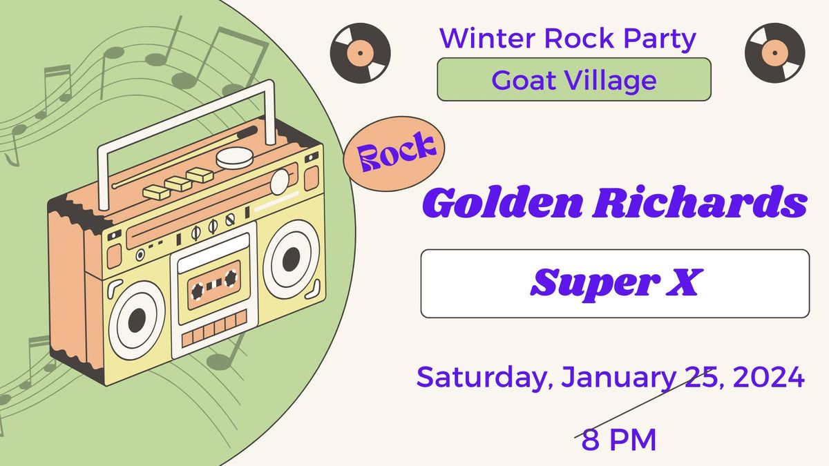 Winter Rock Party at Goat Village 