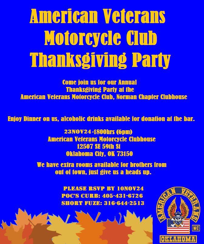 AVMC Norman Thanksgiving Dinner